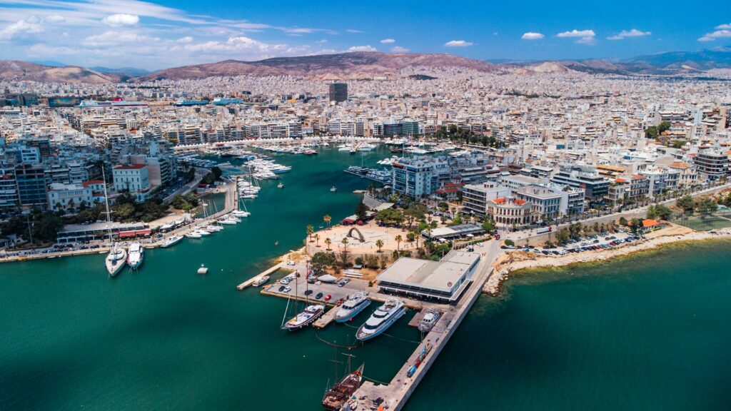 Athens to Santorini - Piraeus port