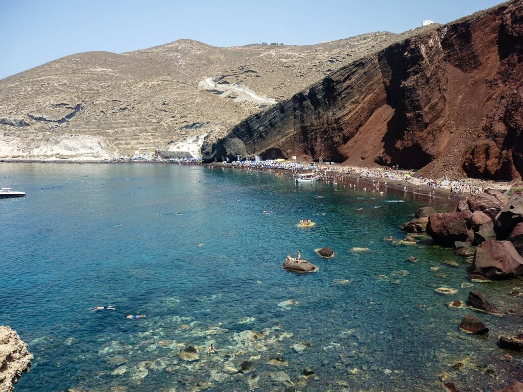 Santorini - Red beach